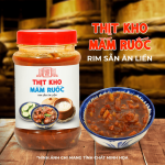 [Hủ 220G] Thịt Kho Mắm Ruốc Rim Sẵn Ăn Liền Làng Chài Xưa Loại Đặc Biệt Ăn Với Cơm Nóng Và Dưa Leo