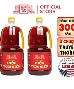 [Combo 2 Chai] Nước Chấm 2 Lít Hiệu Tôm Biển Làng Chài Xưa Chai Nhựa Cao Cấp Đặc Biệt Thanh Dịu