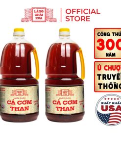 [Combo 2 Can - 2Lit/Can] Nước Chấm Cá Cơm Than Làng Chài Xưa Chai Nhựa Cao Cấp Đặc Biệt Thanh Dịu An Toàn