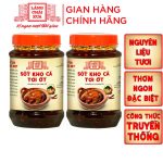 [Combo 2 Hủ] Sốt Kho Cá Tỏi Ớt Làng Chài Xưa 280G Chuẩn Vị Cá Kho Thơm Ngon Tròn Vị Như Kho Thủ Công - Kho Được 1.5Kg Cá