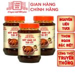 [Combo 3 Hủ] Sốt Kho Cá Tỏi Ớt Làng Chài Xưa 280G Chuẩn Vị Cá Kho Thơm Ngon Tròn Vị Như Kho Thủ Công - Kho Được 1.5Kg Cá