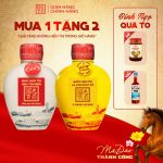 [Tặng Kiết Thành Và Sốt Muối Chấm] Combo 2 Bình Gốm Gồm Tôm Biển 60N 500Ml Và Cá Cơm Vàng 60N 500Ml Nước Mắm Tĩn