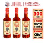 Combo 3 Chai Thuỷ Tinh 750Ml Nước Mắm Nhỉ Cá Cơm Than Truyền Thống Làng Chài Xưa 300 Năm Truyền Thống