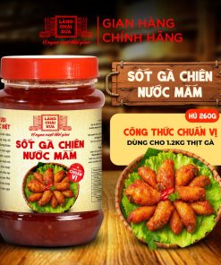 Sốt Gà Chiên Nước Mắm Làng Chài Xưa 260G Công Thức Chuẩn Vị Không Cần Nêm Nếm Đúng Chất Món Gà Chiên Nước Mắm Trứ Danh