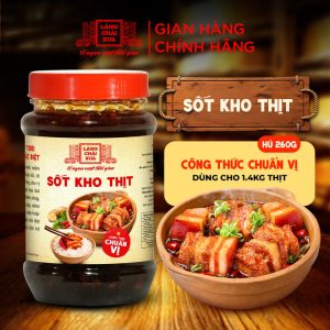 Sốt Kho Thịt Làng Chài Xưa 260G Chuẩn Vị Kho Thịt Thơm Ngon Tròn Vị Như Kho Thủ Công - Kho Được 1.4Kg Thịt